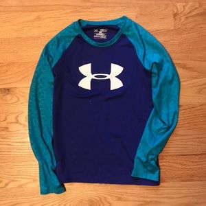 Long sleeve girls under armour shirts